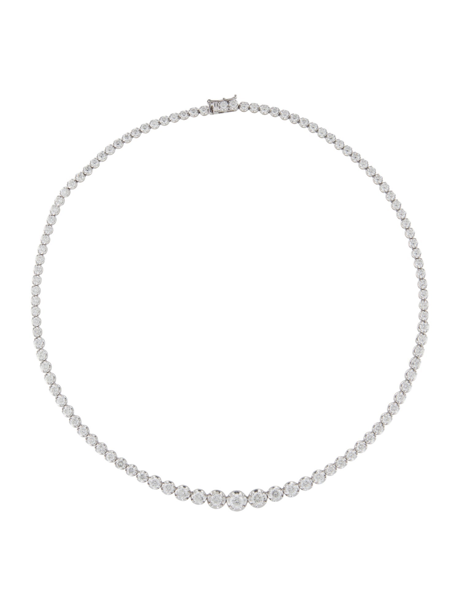 Necklace 14K 10.09ctw Diamond Collar