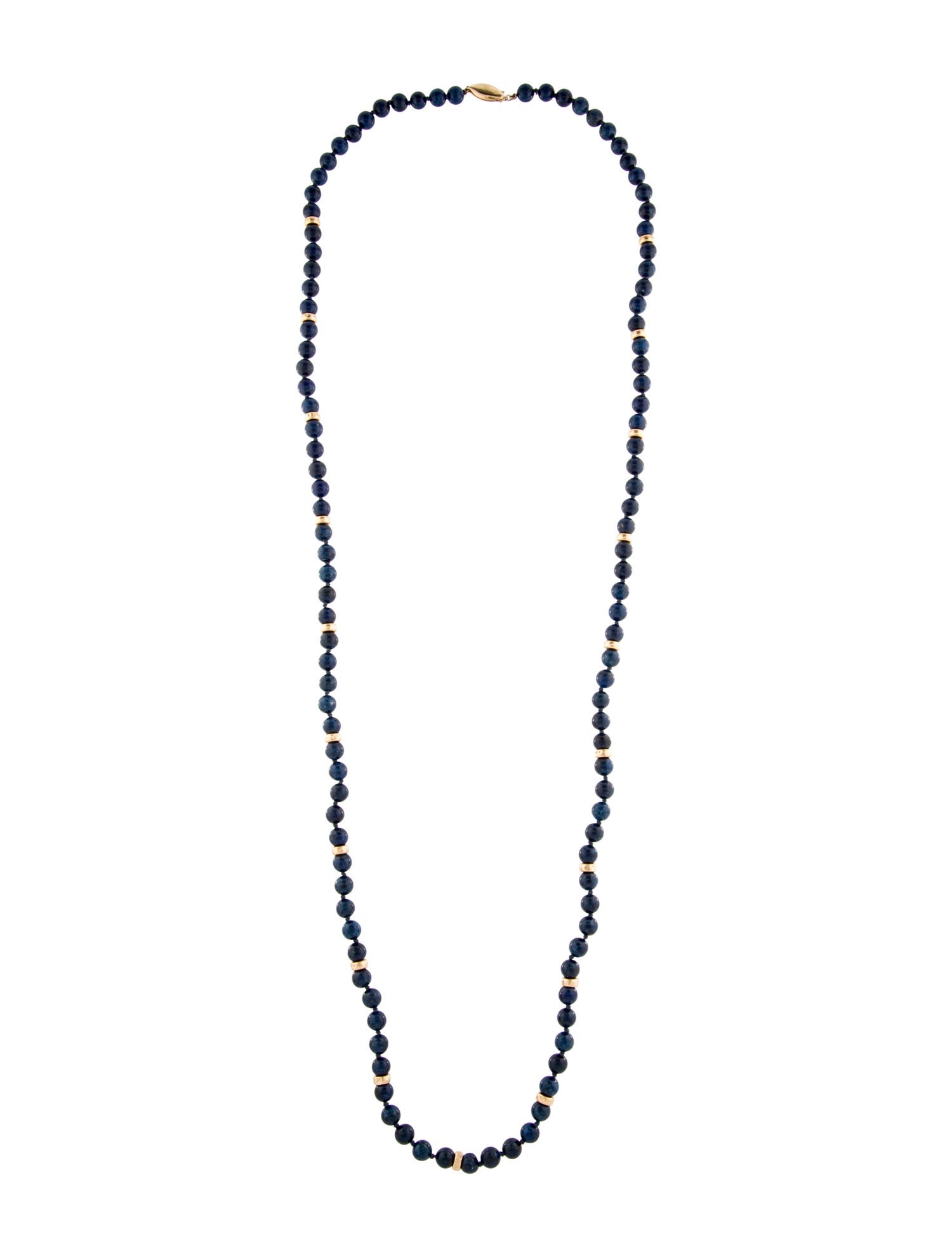 Necklace 14K Lapis Lazuli bead