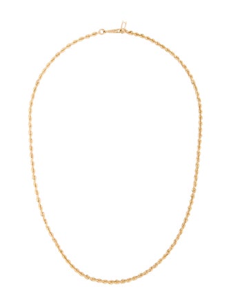 Necklace 14K Rope Chain Necklace