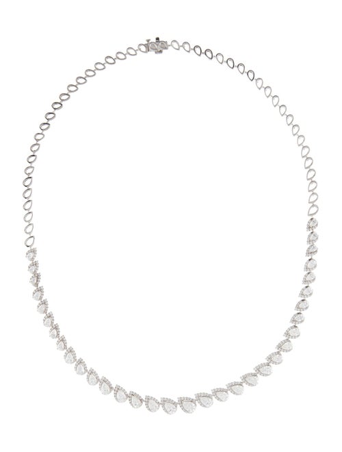 Necklace 14K 10.17ctw Lab-Grown Diamond Collar Necklace