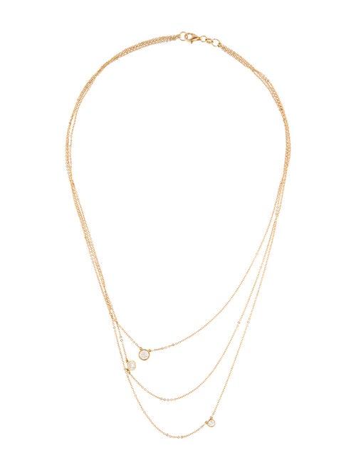 Necklace 18K Diamond Multi-Strand Collar Necklace