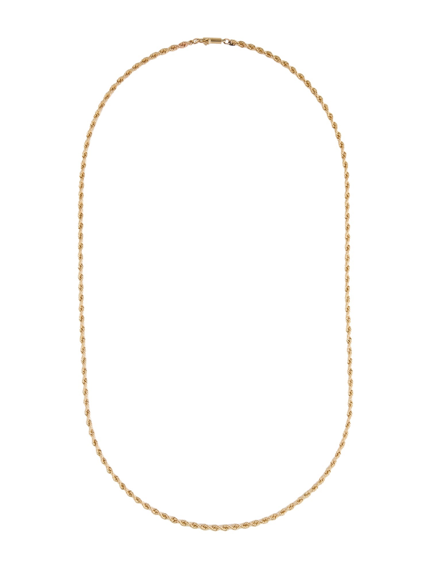 Necklace 14K Rope Chain Necklace