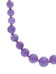 Necklace 14K Dyed Jadeite Graduated Bead Strand Necklace