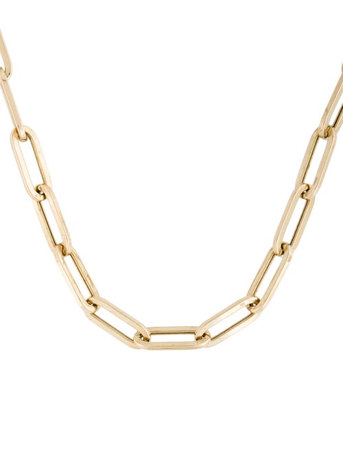 Necklace 14K Paperclip Link Chain Necklace