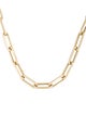 Necklace 14K Paperclip Link Chain Necklace