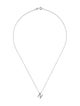 KC Designs 14K Diamond Block Initial 'N' Pendant Necklace