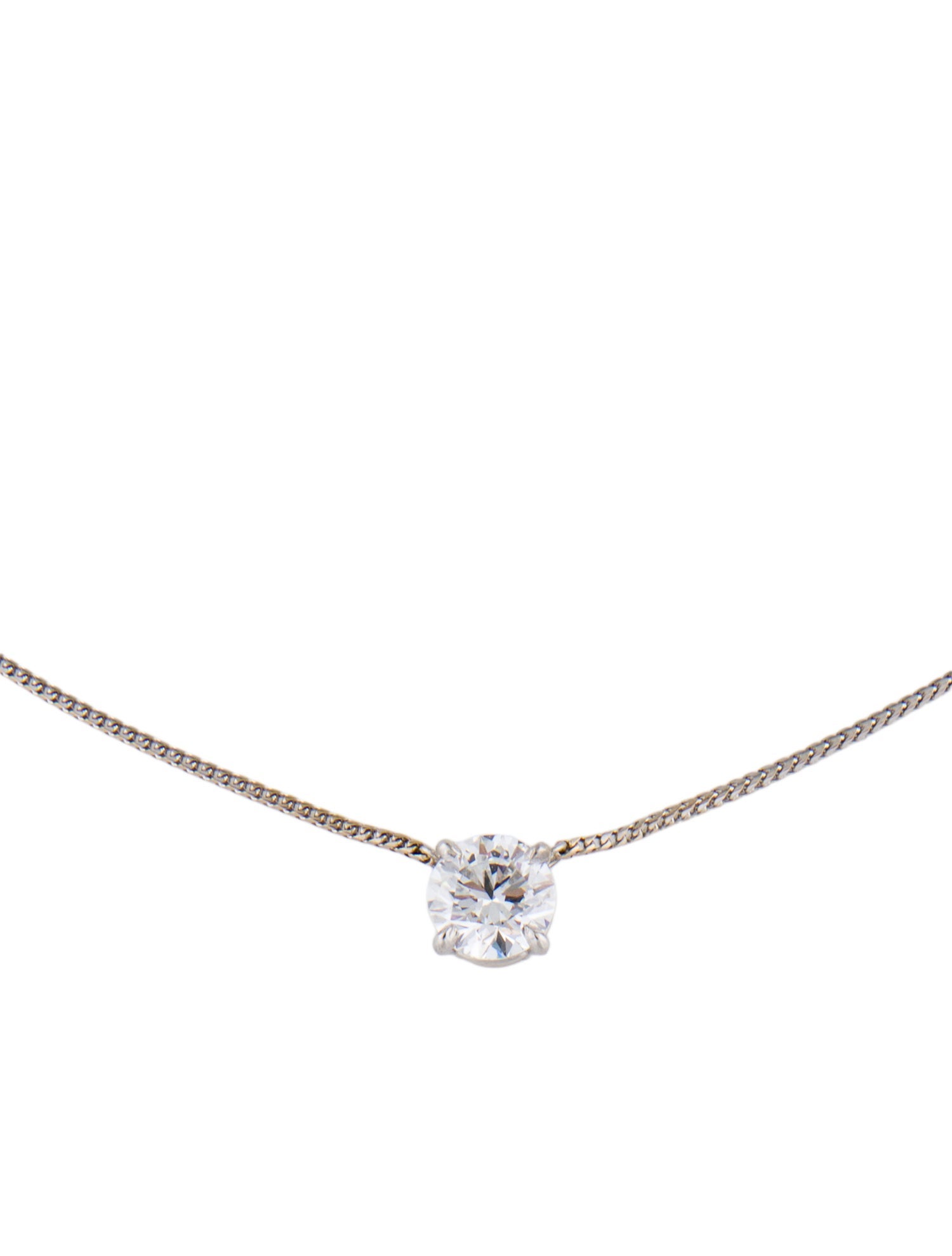 Necklace 18K 2.37ct Lab-Grown Diamond Pendant Necklace
