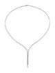 Necklace 18K 1.14ctw Diamond Lariat Necklace