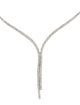 Necklace 18K 1.14ctw Diamond Lariat Necklace