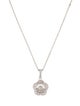 Necklace Diamond Flower Shaker Pendant Necklace