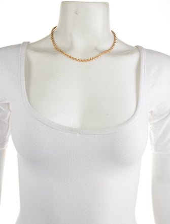 Necklace 14K Twisted Rope Chain Necklace