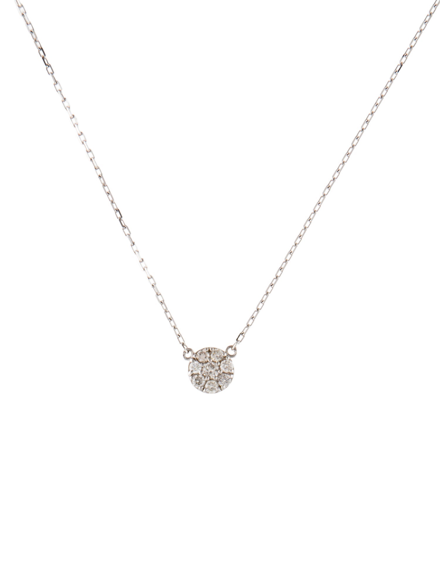 Necklace 14K Diamond Pendant Necklace
