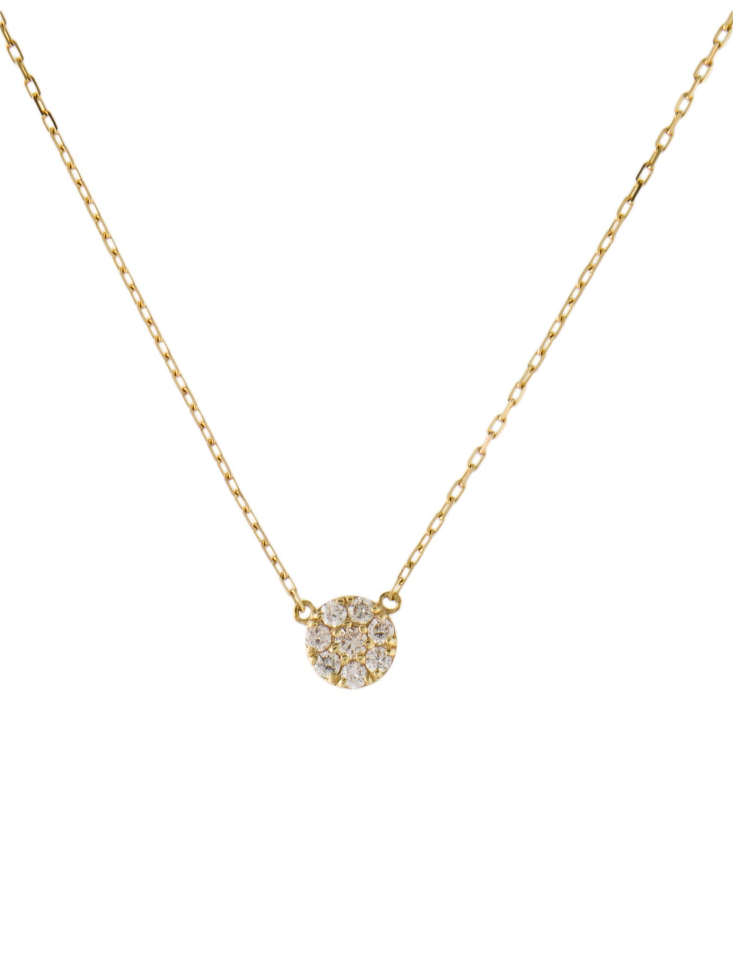 Necklace 14K Diamond Pendant Necklace