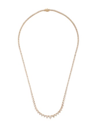 Necklace 14K 9.60ctw. Diamond Tennis Necklace