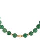 Necklace 14K Aventurine Quartz Bead Strand