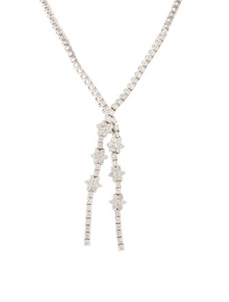 Necklace 18K 8.00ctw Diamond Lavalier Necklace