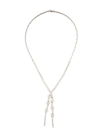 Necklace 18K 8.00ctw Diamond Lavalier Necklace