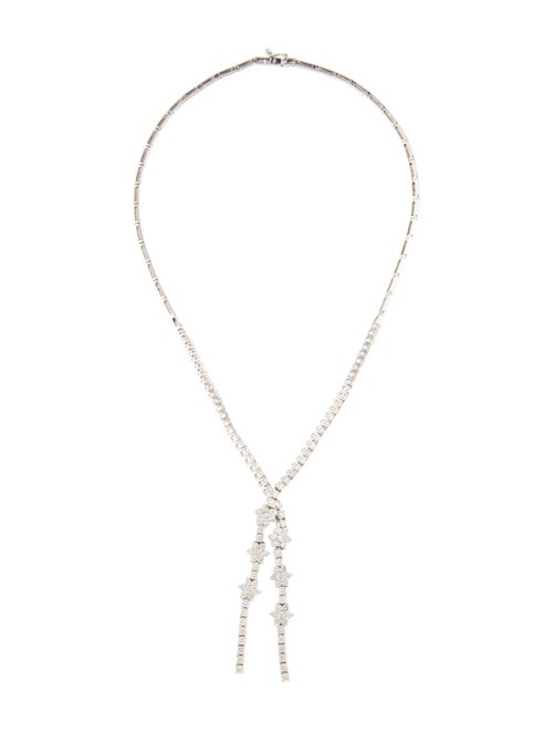 Necklace 18K 8.00ctw Diamond Lavalier Necklace
