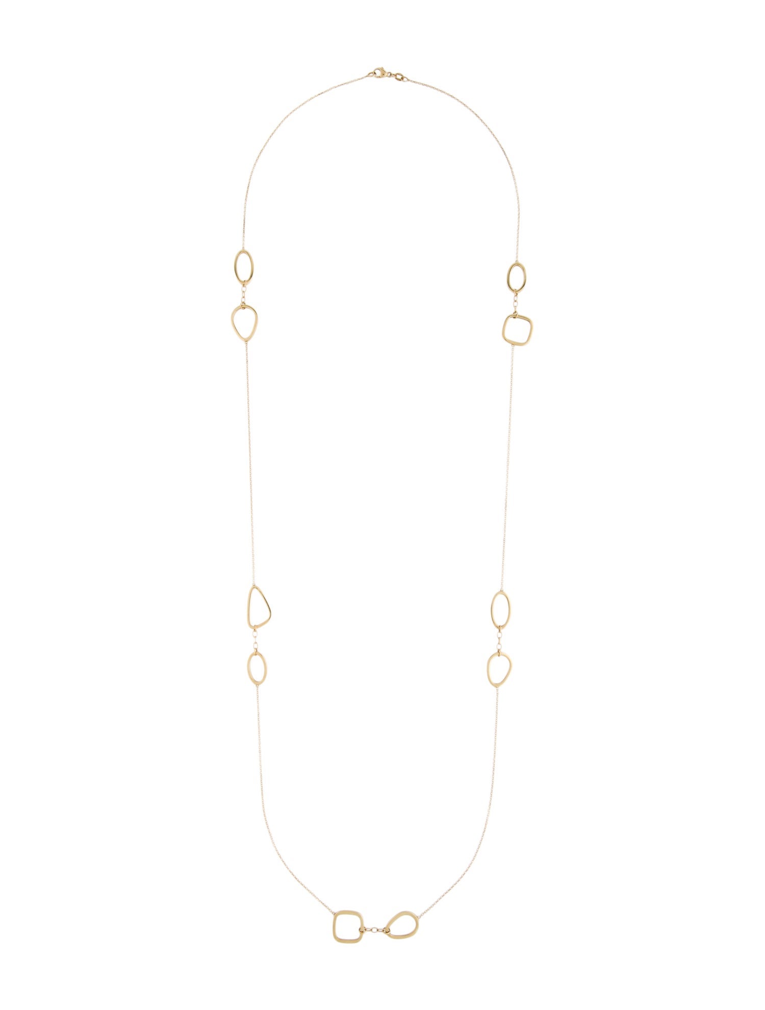 Necklace 14K Abstract Station