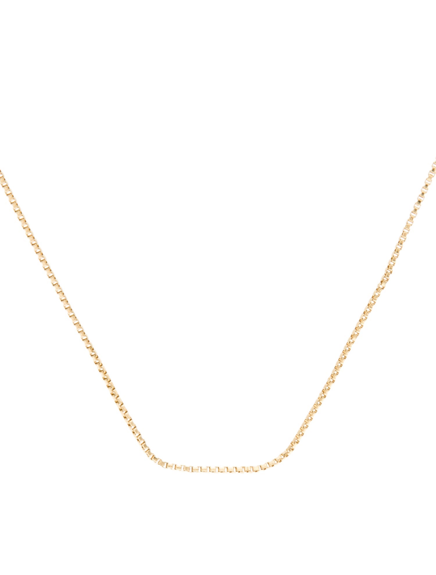 Necklace 14K Box Chain Necklace