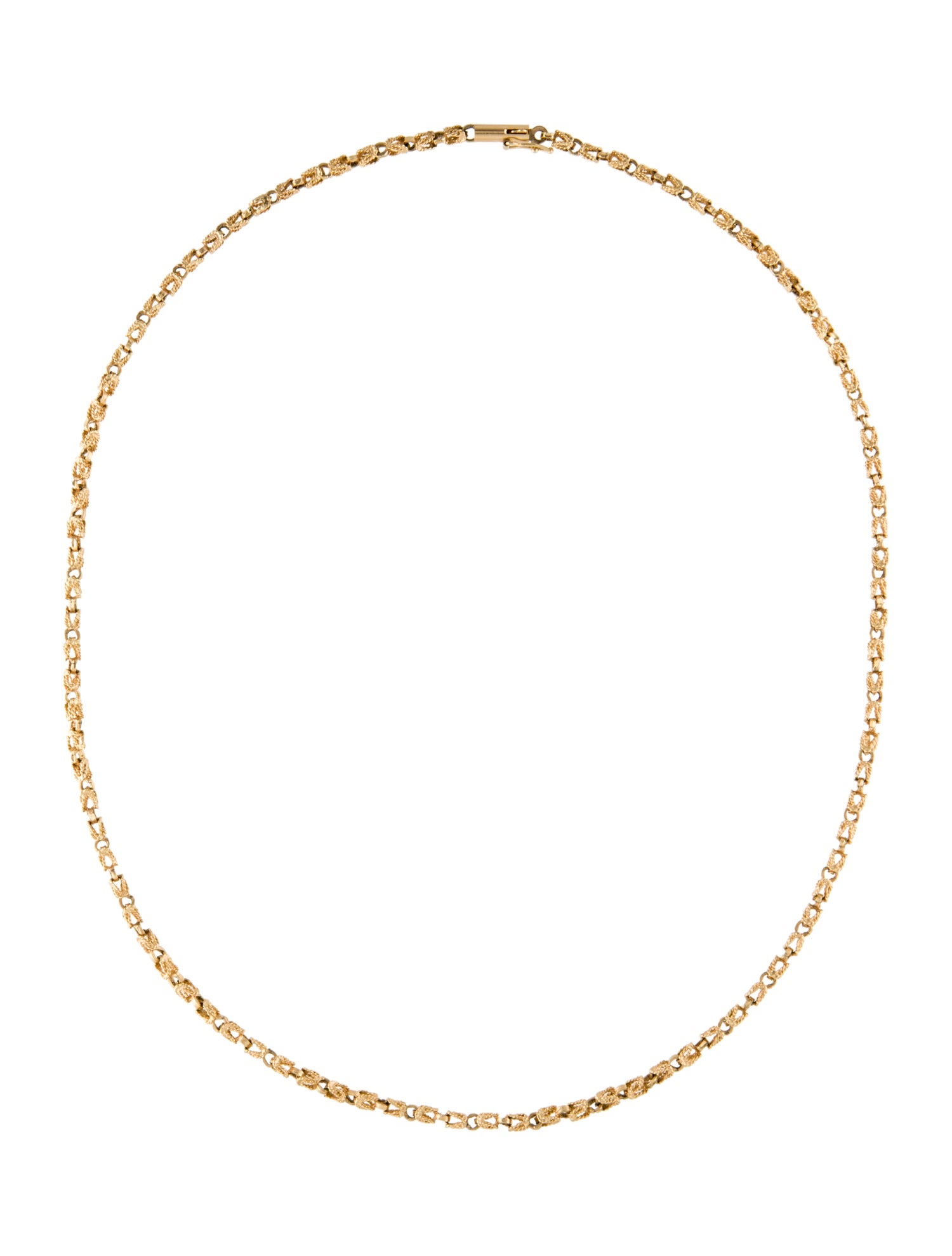 Necklace 14K Fancy Link Chain