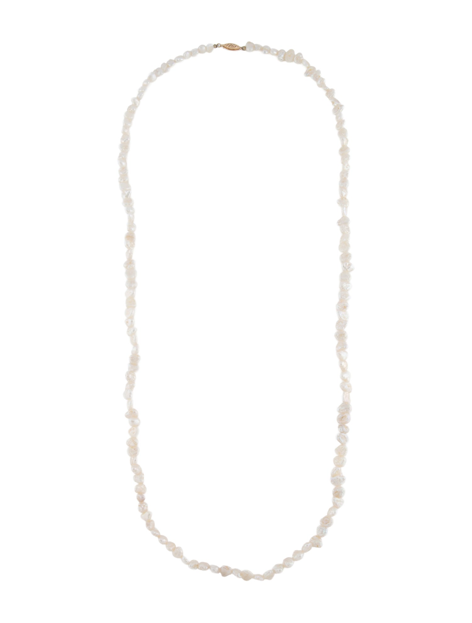 Necklace 14K Pearl Strand Necklace