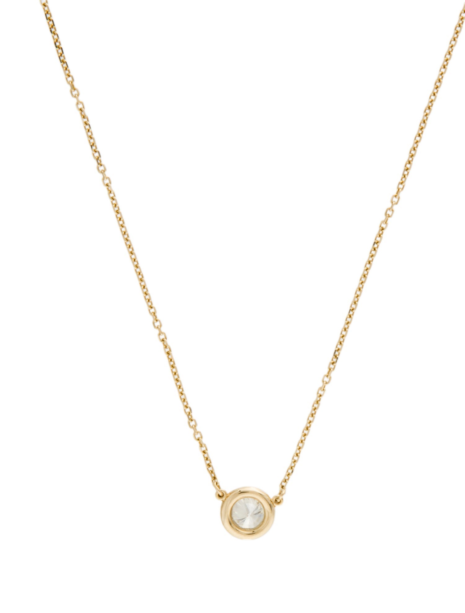 Necklace 14K Diamond Pendant Necklace
