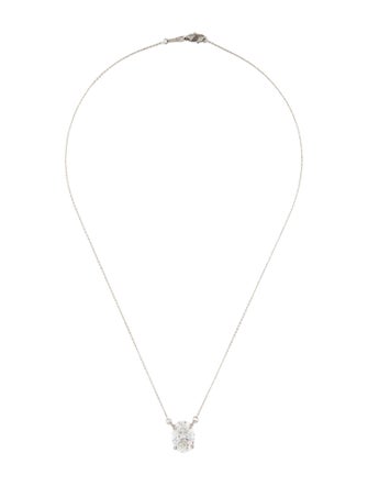 Necklace Platinum 5.03ct Lab-Grown Diamond Pendant Necklace