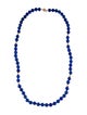 Necklace 14K Lapis Lazuli Bead Strand Necklace