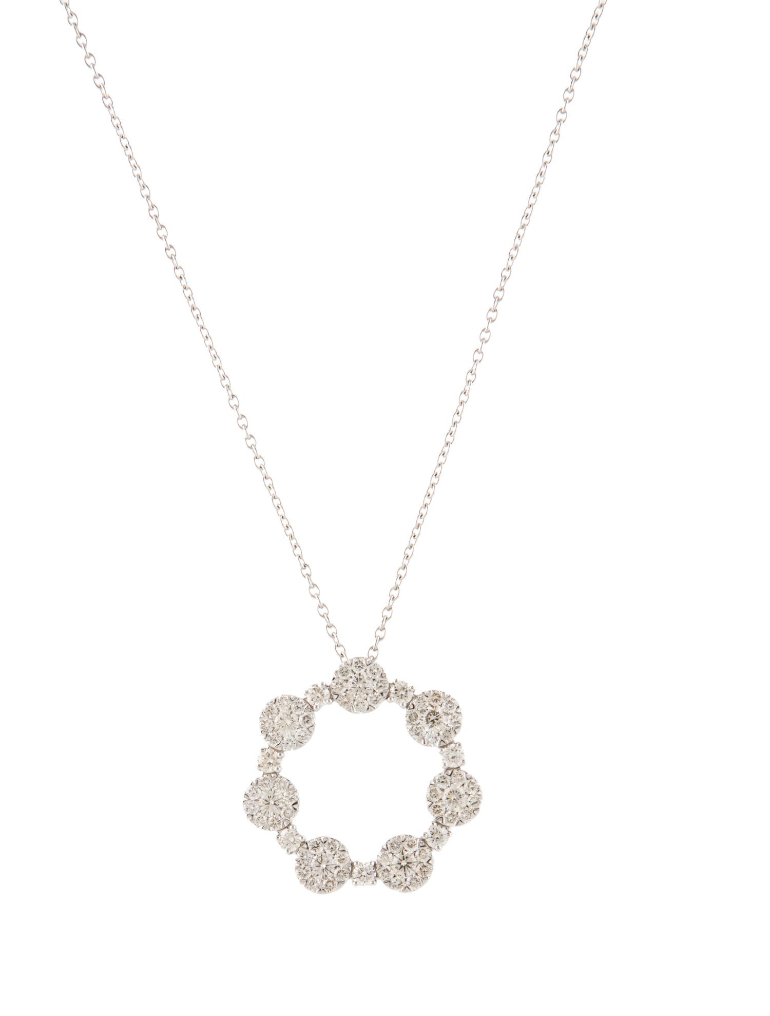 Necklace 14K 3.00ctw Diamond Pendant Necklace