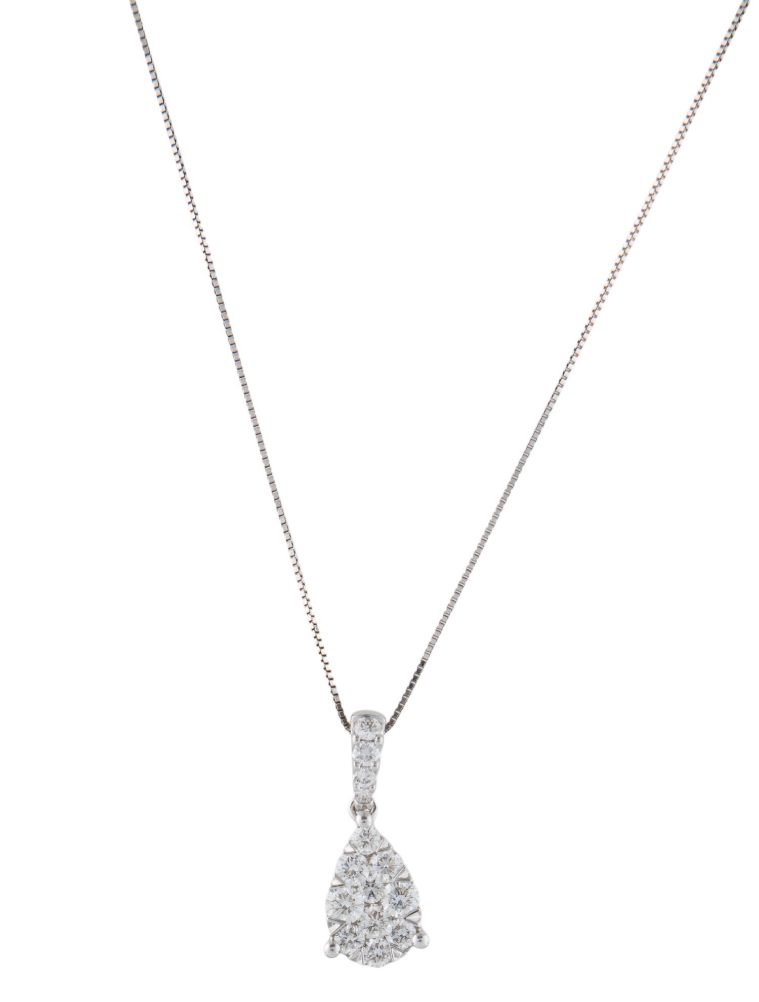 Necklace 14K Diamond Pavé Pendant Necklace