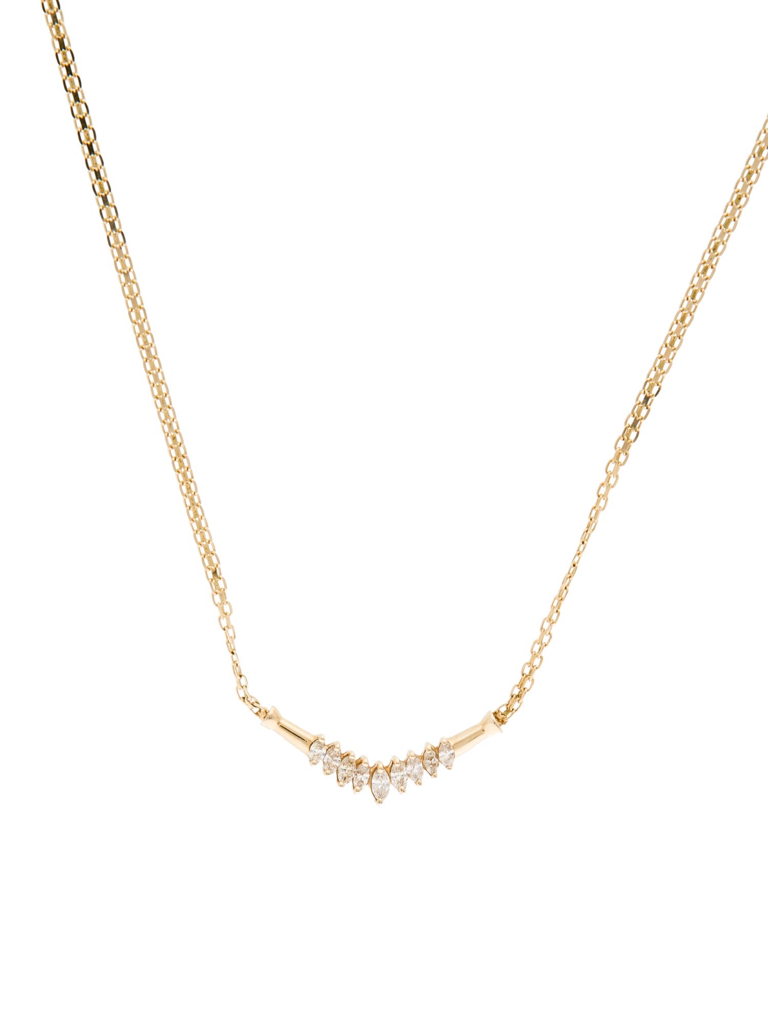 Necklace 14K Diamond Collar Necklace