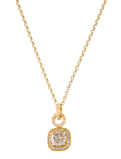 Necklace 14K 2.47ctw Diamond Pendant Necklace