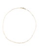Necklace 14K Mini Paper Clip Chain Necklace