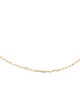 Necklace 14K Mini Paper Clip Chain Necklace