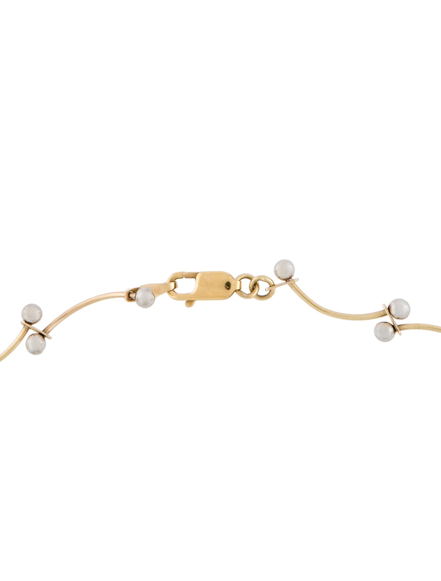 Necklace 14K Two-Tone Choker Necklace