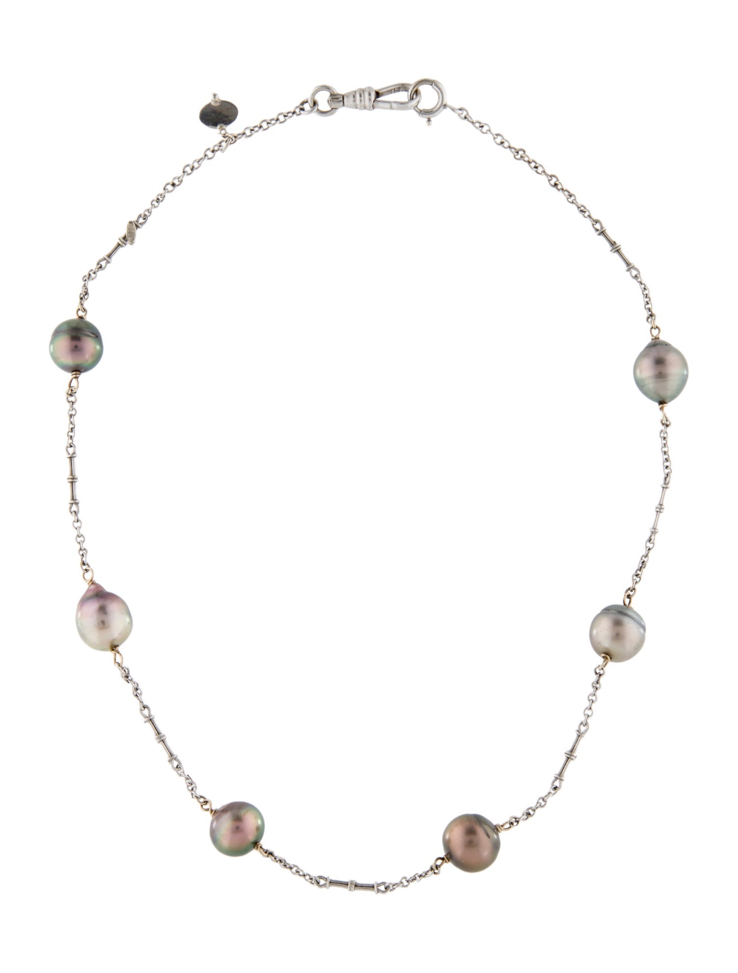 Necklace 14K Pearl Station