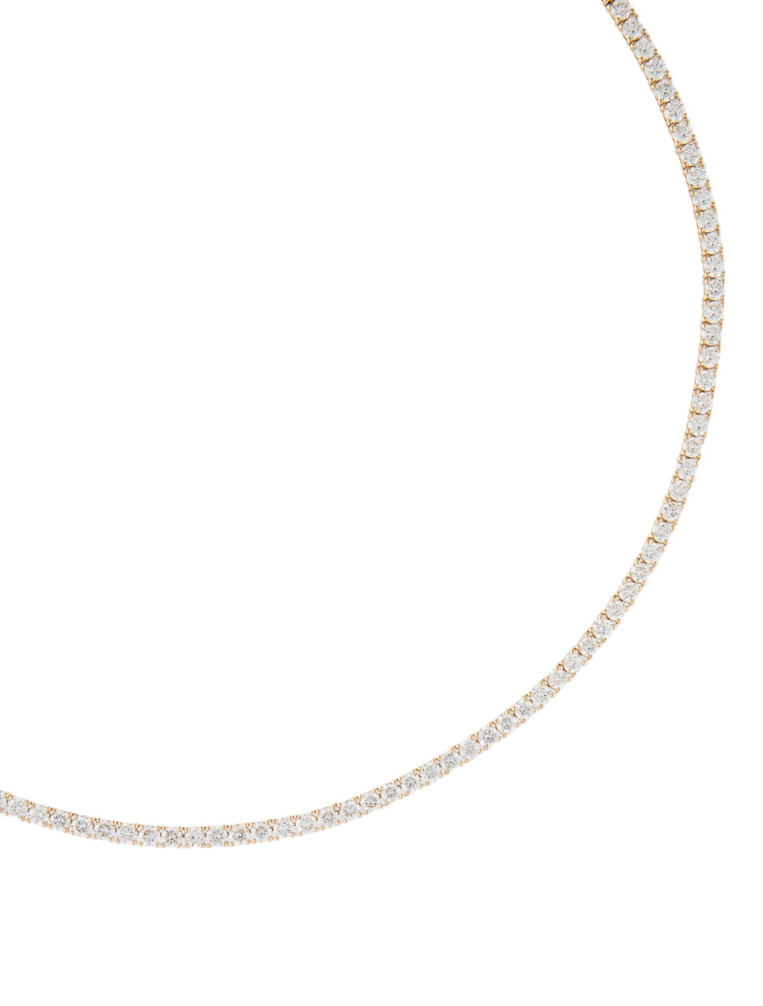 Necklace 14K 12.50ctw Lab-Grown Diamond Tennis Collar Necklace