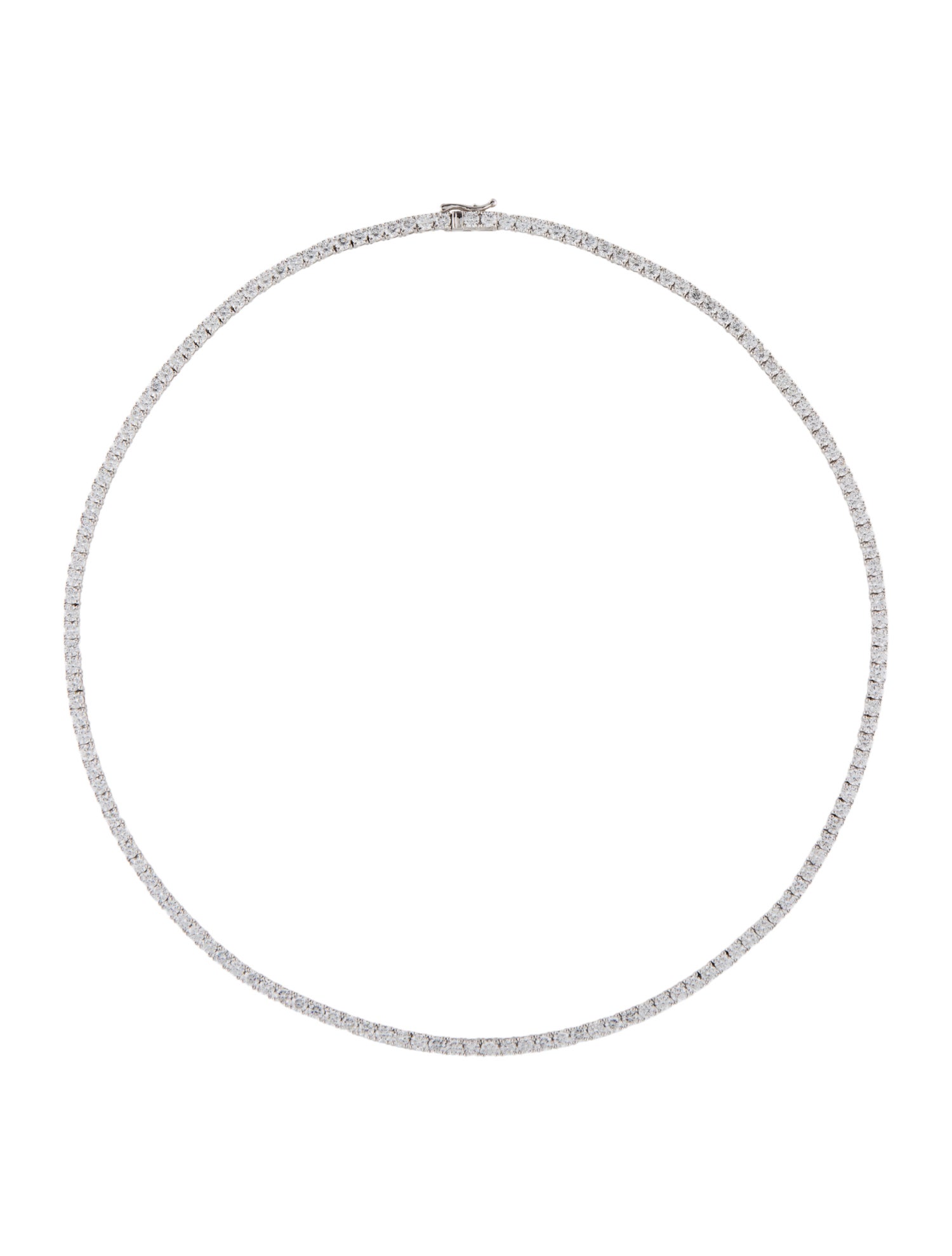 Necklace 14K 12.50ctw Lab-Grown Diamond Tennis Collar Necklace
