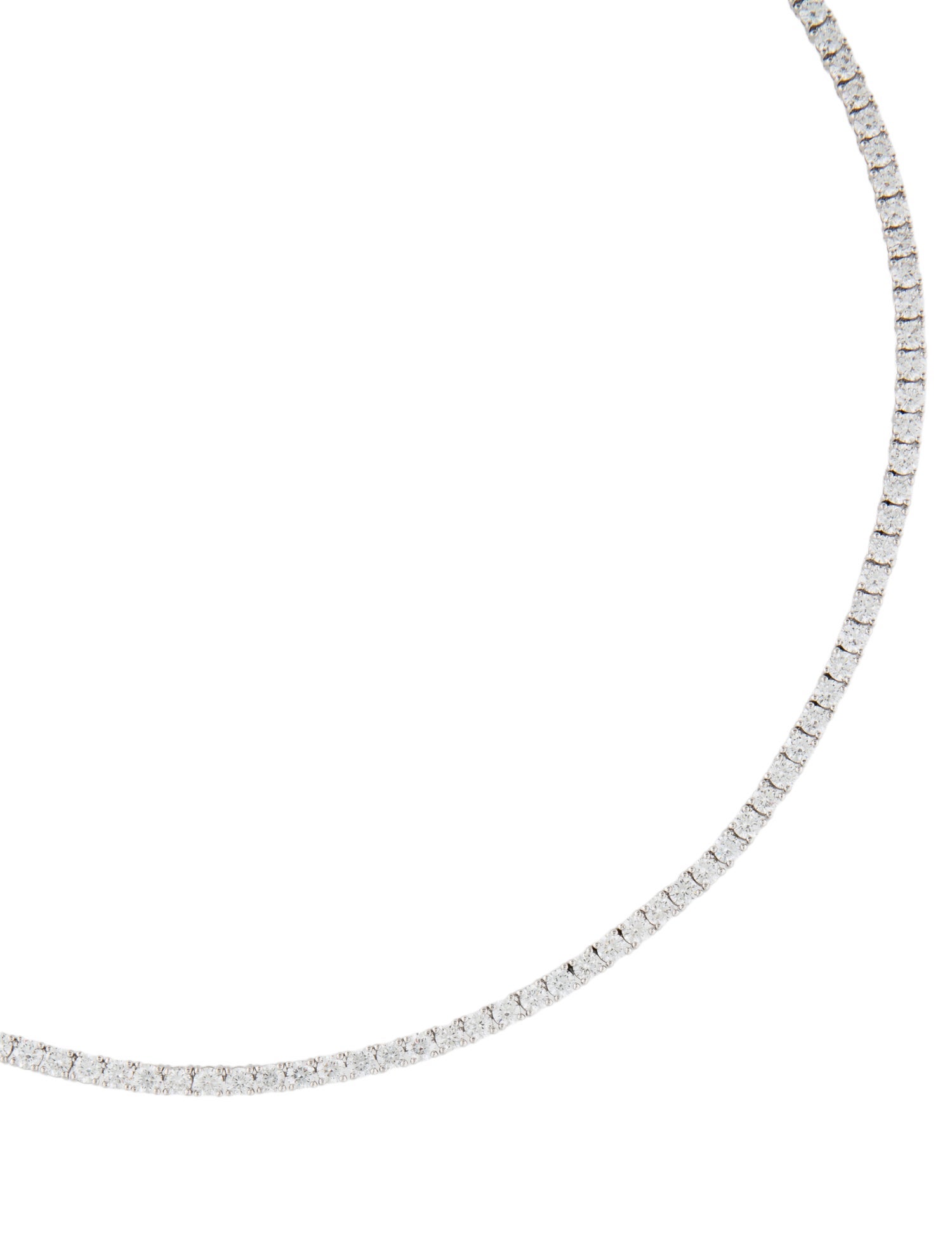 Necklace 14K 12.50ctw Lab-Grown Diamond Tennis Collar Necklace