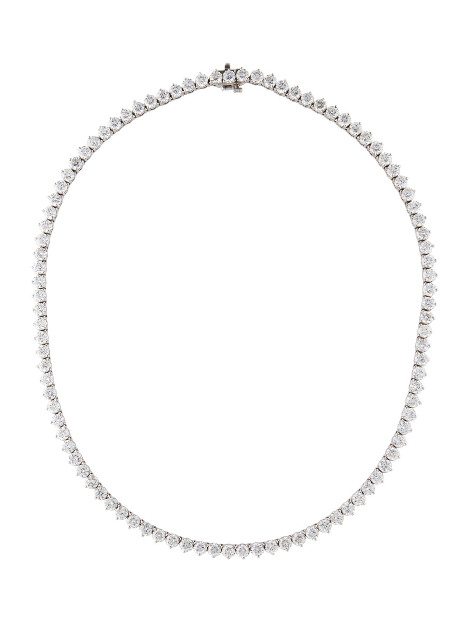 Necklace 14K 30.37ctw Diamond Tennis Necklace