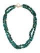 Necklace Zoe B. 14K Turquoise Double Strand Necklace