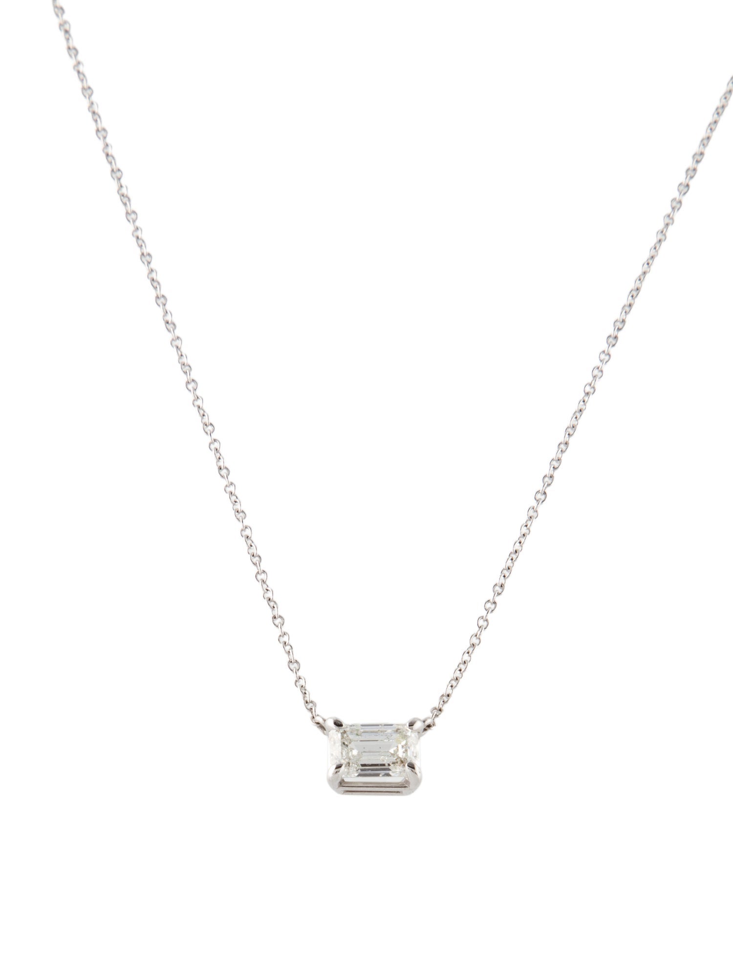 Necklace 14K 1.00ct Diamond Solitaire Pendant