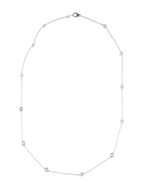 Necklace 14K 1.49ctw Diamond Station Necklace