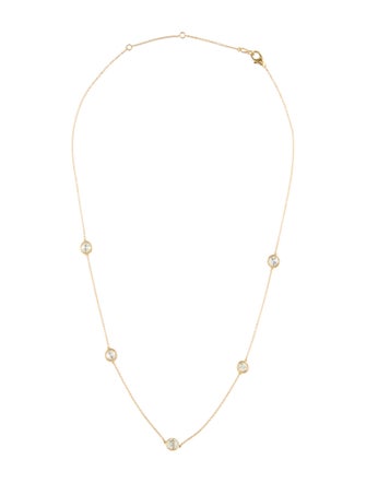 Necklace 14K 2.79ctw Diamond Station Necklace