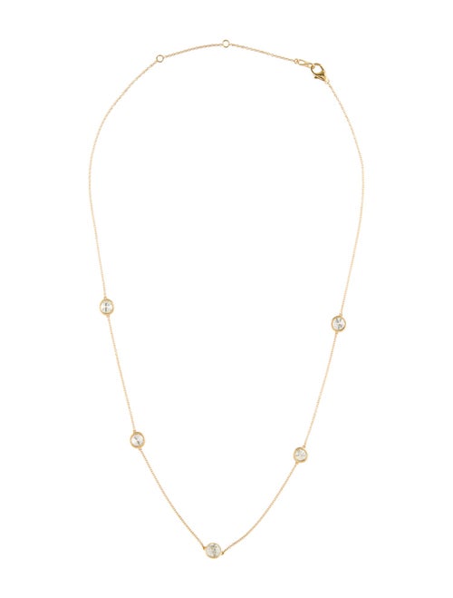 Necklace 14K 2.79ctw Diamond Station Necklace