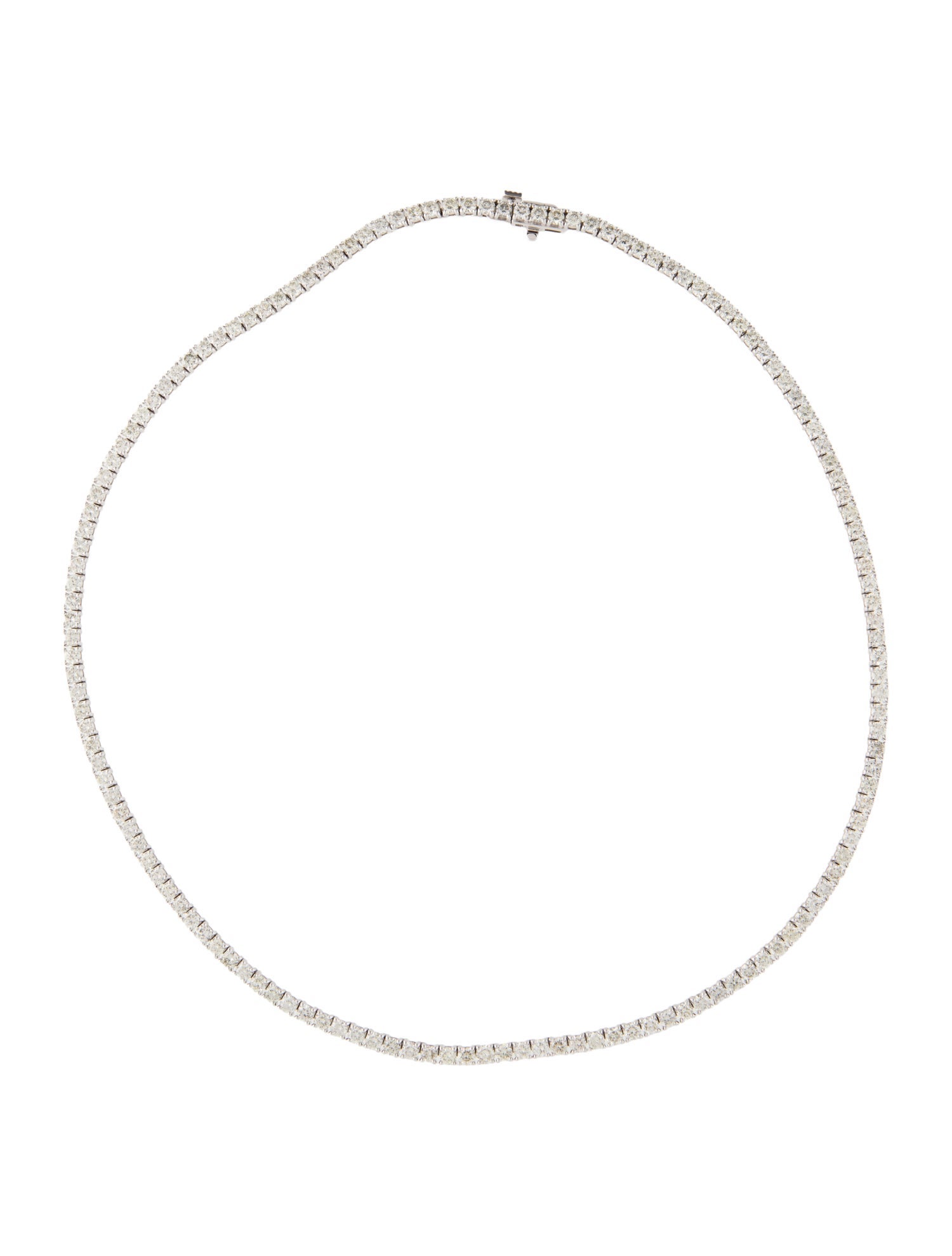 Necklace 14K 10.07ctw Diamond Tennis Necklace