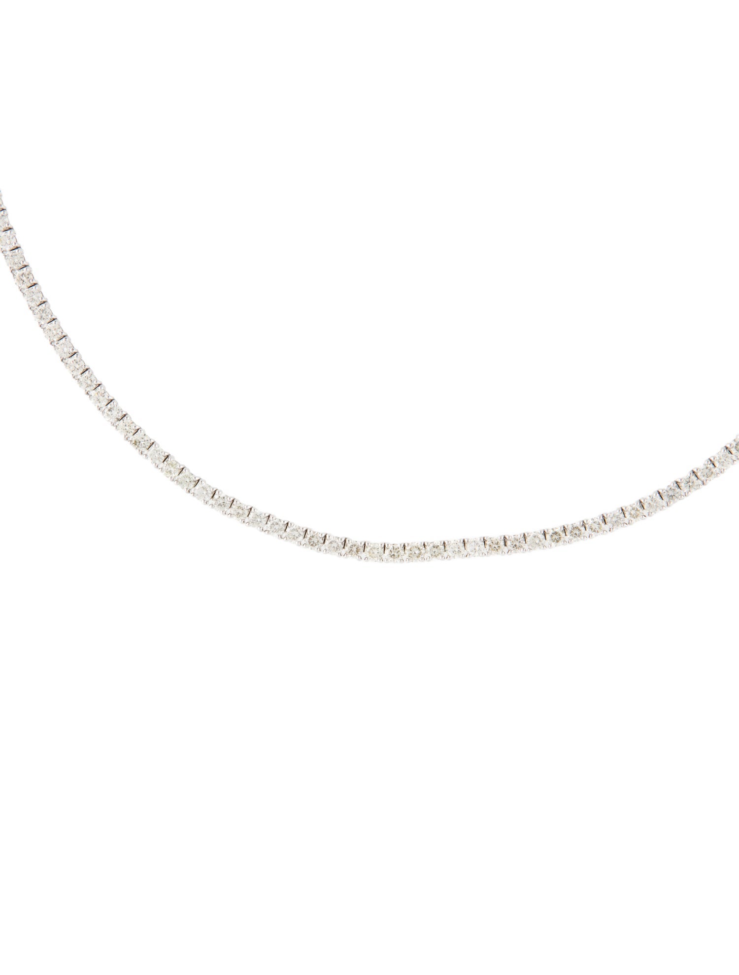 Necklace 14K 10.07ctw Diamond Tennis Necklace