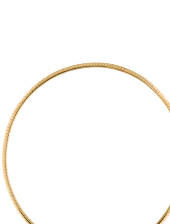 Necklace 14K Omega Collar Necklace
