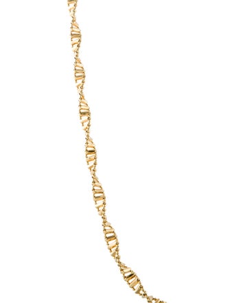 Necklace 18K Double Helix Scarf Chain Necklace
